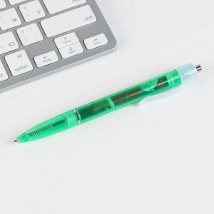Ручка-флажок «С новым годом», пластик, синяя паста, 0,8 мм