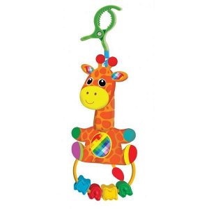 RPTF-G4 Текстильная игрушка погремушка жираф с мамой функционал Умка в кор.250шт