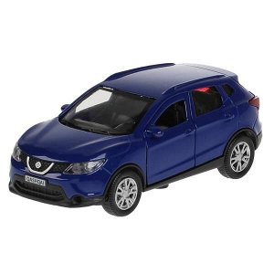 QASHQAI-BU ТМ Технопарк. Машина металл "NISSAN QASHQAI" 12см, открыв. двери, инерц, СИНИЙ. в кор. в кор.2*36шт