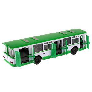 BUS-RC Модель ру АВТОБУС 24 см, свет-звук, двери, кор. Технопарк в кор.24шт