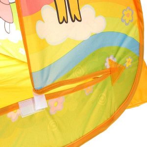 GFA-OC01-R Палатка детская игровая Оранжевая корова 81х90х81см, в сумке Играем вместе в кор.24шт