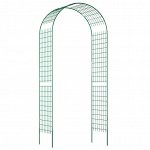 Арка метал/пвх прямая широкая РЕШЕТКА разборная(В-2,55м/Ш-1,2м/Г-0,51м)