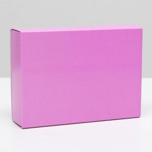 Коробка для конфет 6 шт, сиреневый, 13,7 х 9,85 х 3,86 см