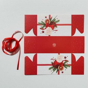 Коробка для капкейка «С Новым годом!», 16*8*10 см