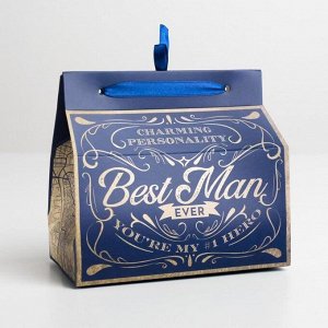 Упаковка для кондитерских изделий Bast man, 10 × 18 × 15 см