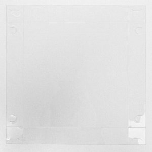 Коробка для кондитерских изделий с PVC-крышкой «Приятных моментов», 13 x 13 x 3 см