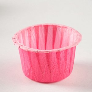 Форма для выпечки "Маффин", розовый, 5 х 4 см