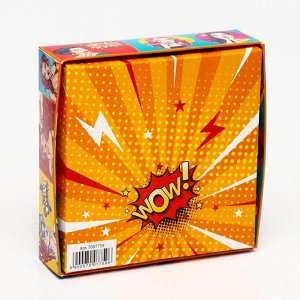 Коробка для конфет 4 шт, "POP ART", 12,6 х 12,6 х 3,5 см