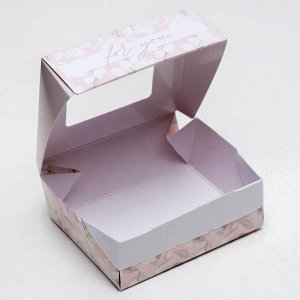 Коробка складная «For you», 10 x 8 x 3.5 см