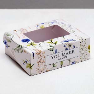 Коробка складная «Flowers», 10 ? 8 ? 3.5 см