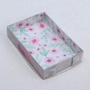 Дарите Счастье Коробка для макарун с подложками «Весенний подарок», 17 х 12 x 3,5 см