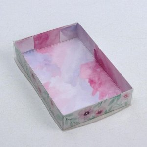 Коробка для макарун с подложками «Весенний подарок», 17 х 12 x 3,5 см