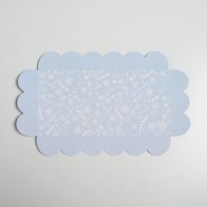 Коробка для кондитерских изделий с PVC крышкой «Снежная пора», 10.5 x 21 x 3 см