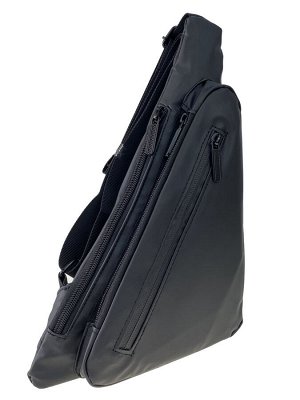 Молодёжная нагрудная сумка из текстиля, цвет чёрный