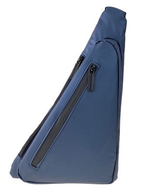 Молодёжная нагрудная сумка из текстиля, цвет тёмно-синий