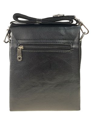 Мужская сумка планшет из фактурной экокожи, цвет чёрный
