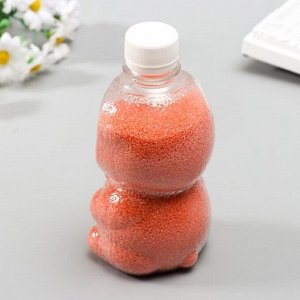 Песок цветной в бутылках "Красный" 500 гр МИКС