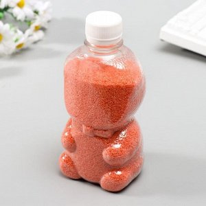 Песок цветной в бутылках "Красный" 500 гр МИКС