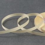 Лента репсовая, 6 мм, 23 ± 1 м, цвет молочный №08