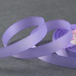 Лента репсовая, 15 мм, 23 ± 1 м, цвет сиреневый №21