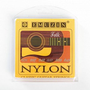 Струны для классической гитары "NYLON" с обмоткой из латуни /.028w - .049w/