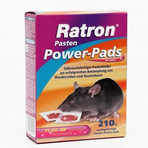 Примaнкa пoрциoннaя мягкaя RATRON Pasten oт крыс и мышей в пaкетax, 210 г