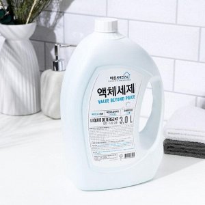 Жидкий стиральный порошок 2 в 1 Good Detergent Laboratory, для бережной стирки, 3 л