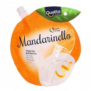 Средство для мытья посуды QUALITA MANDARINELLO дой-пак 450 мл