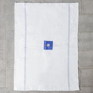 Тряпка для мытья пола с вырезом под швабру Доляна, 50×70 см, цвет МИКС