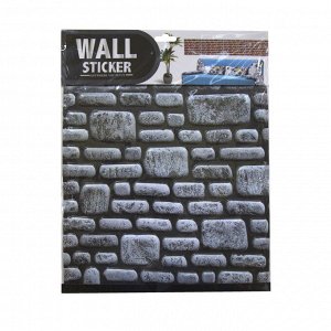 Стикер на стену ACC05 ”Каменная стена” 30*30 см