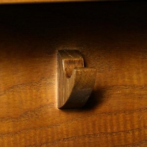 Пoлкa деревяннaя "Винтaж", 45x45x10 см, мaссивa ясеня