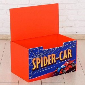 Контейнер-сундук с крышкой SPIDER-CAR, цвет красный