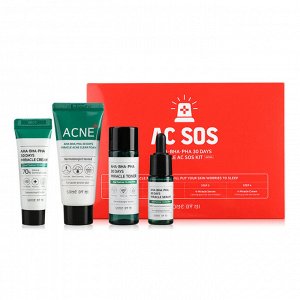 Набор миниатюр с кислотами для проблемной кожи [Some By Mi] AC SOS AHA-BHA-PHA 30 Days Miracle AC SOS Kit