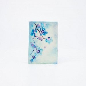 Обложка для паспорта, цвет сиреневый, «Орхидея»