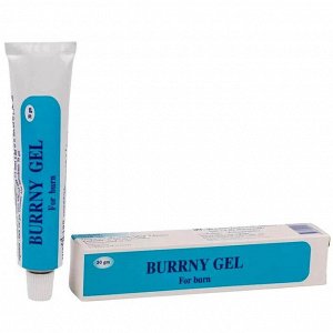 Burrny Gel Гель от ожогов Burrny Gel содержит ментол и натуральный экстракт Алое Барбаденсис. Обладает прекрасным бактерицидным и противовоспалительным, тонизирующим, заживляющим, восстанавливающим и 