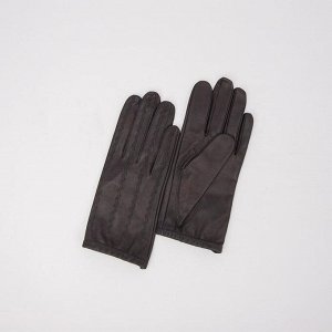 Перчатки женские, размер 6,5,без утеплителя, цвет чёрный