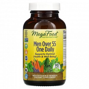 MegaFood, One Daily, добавка для мужчин старше 55 лет, 90 таблеток
