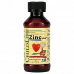 ChildLife, Essentials, Zinc Plus, цинк, натуральный вкус манго и клубники, 118мл (4жидк.унции)