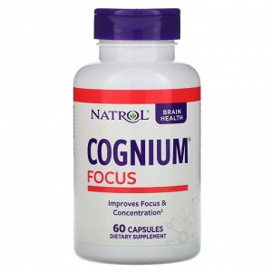 Natrol, Cognium Focus, 60 капсул