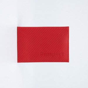 Обложка для паспорта, цвет красный 7096887