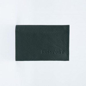 Обложка для паспорта, цвет зелёный 7096874