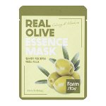Тканевая маска для лица с экстрактом оливы FarmStay Real Olive Essence Mask, 1шт*23мл
