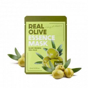 Тканевая маска для лица с экстрактом оливы FarmStay Real Olive Essence Mask, 1шт*23мл