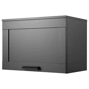 BRIMNES БРИМНЭС Навесной шкаф с дверцей, черный 60x41 см