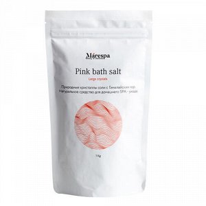 Соль для ванны "Гималайская розовая", помол крупный Marespa, 1 кг