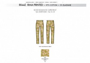 Брюки ROSE ROMANCE CAPRI PANT