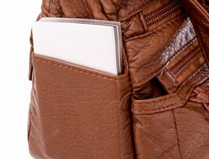 Сумка Повседневная женская сумка.
Очень удобная небольшая модель с дополнительными карманами, отделениями и красивой отделкой.
Материал: мягкая экокожа
Размер: см.фото