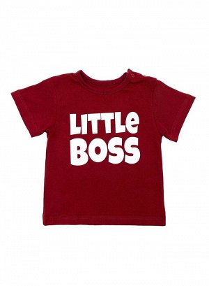 Рубашечка Little Boss / Бордо