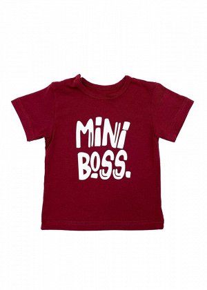 Рубашечка Mini Boss / Бордо