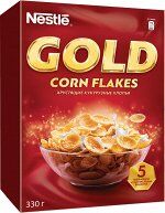 GOLD Corn Flakes. Хрустящие кукурузные хлопья, 330 г